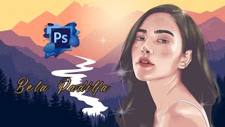 Vexel Art | Bela Padilla | Timelaps screenshot 2
