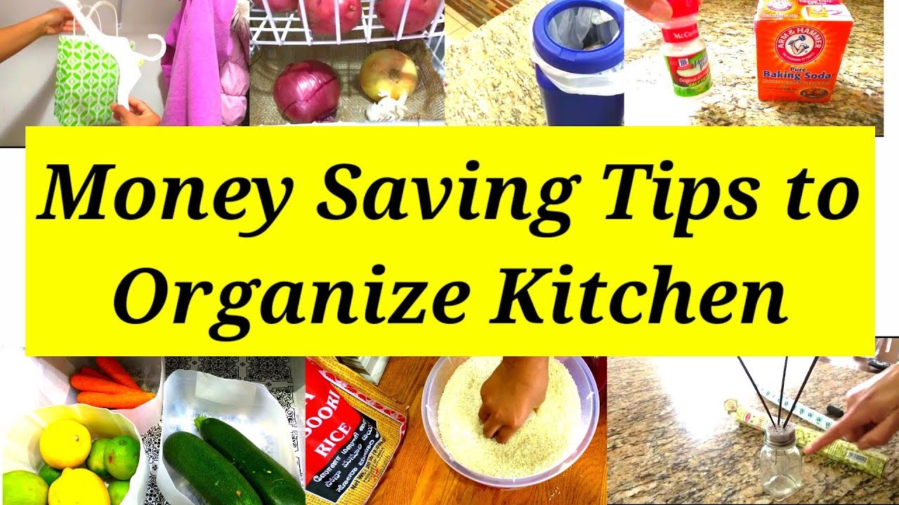 How to Organize kitchen without spending money 10 tips for Organized