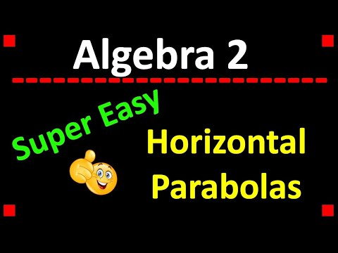 2 Examples of Horizontal Parabolas for Algebra 2 Students!