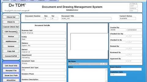 Version Control using Dv TDM
