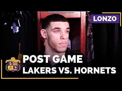 Lonzo Ball After His First Game Back Since Shoulder Injury