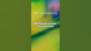 NFT (Fractal Tribute) on Holochain #holochain #holo #krypto #web3 #crypto #nft #patent