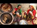 गांव का देशी तरीका 👌👌 स्वाद है I ❤️ This Village Food Rajasthan India | Tandoori roti with sabzi