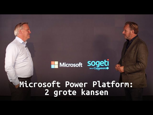 Watch De 2 grote kansen van het Microsoft Power Platform on YouTube.