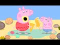 Peppa Jumps in Muddy Puddles and Goes to the Beach 🐷