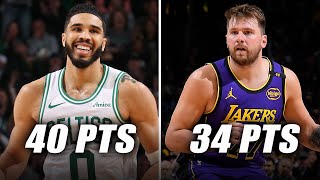 Jayson Tatum (40 PTS) & Luka Doncic (34 PTS) duel it out in Lakers vs. Celtics | NBA on ESPN