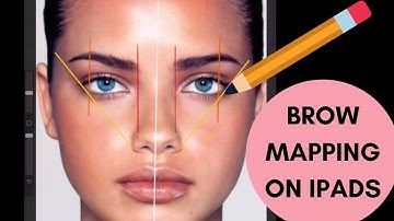 BROW MAPPING IPAD (this is great to practice Brow Mapping for Microblading at home)