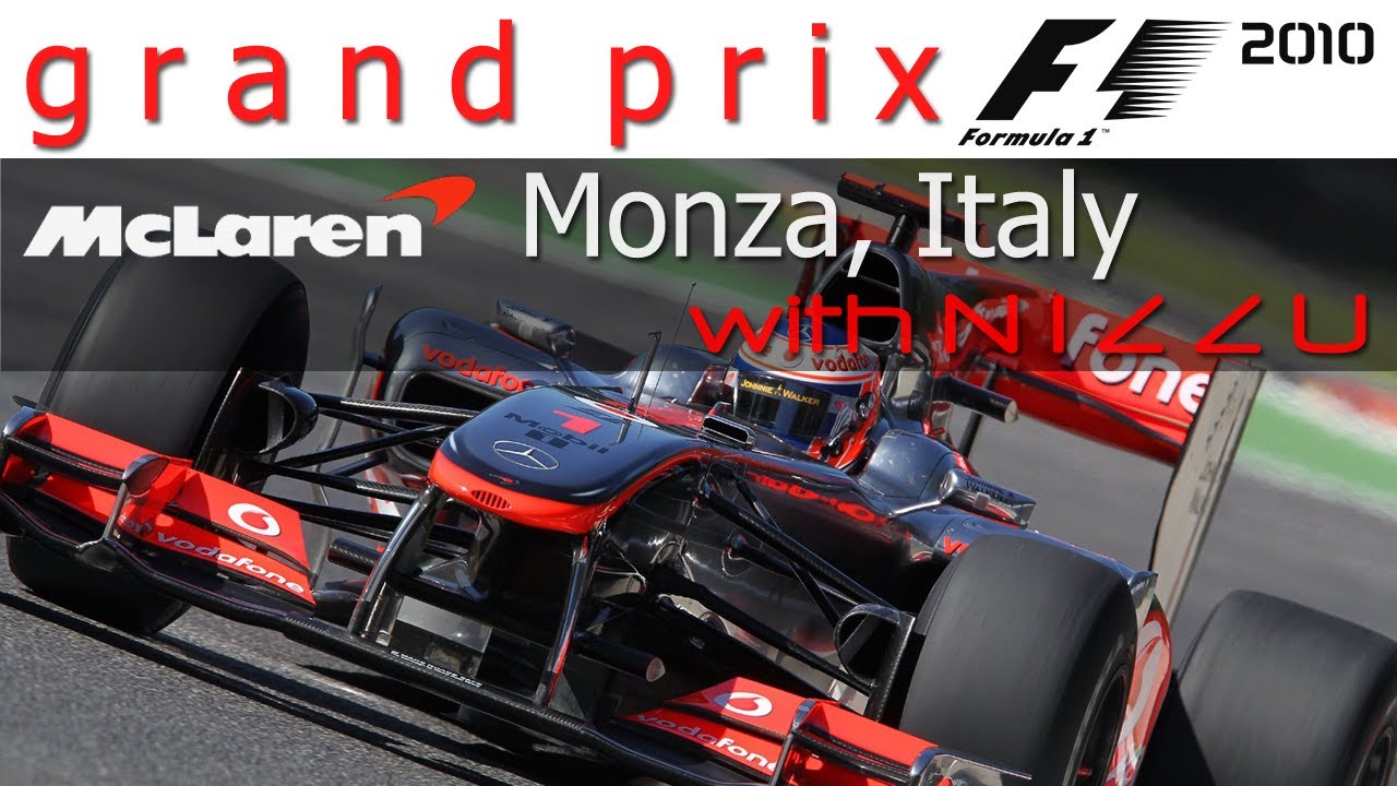 F1 2011 McLAREN Monza Italy Gameplay