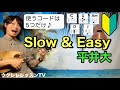 【原曲key】初心者にもオススメ 簡単コードで弾ける名曲 平井大 Slow&Easyのウクレレレッスン