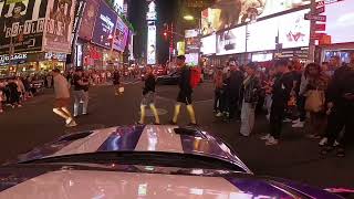 HELLCAT- REACTIONS Times Square Manhattan NYC POV | NIGHT | - GO PRO 8 HERO