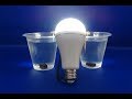 Water with Light Bulb Using Salt Water And mini Magnets - Free Energy 100%