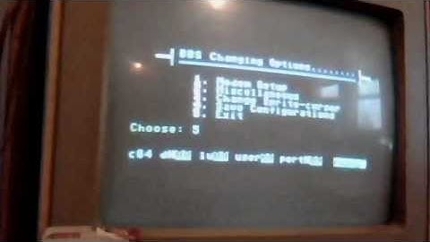 C-Base 9600 baud BBS setup configuring on a Commodore 64 and PC!