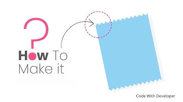 How to Make CSS Zig-Zag Border