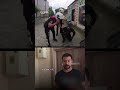 Boğazına şeker kaçan motorcuyu, polis Heimlich manevrasıyla kurtardı#shorts