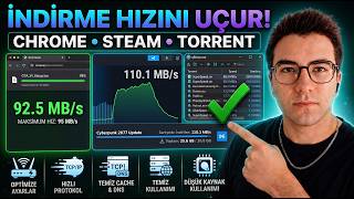 BU 4 YÖNTEM SAYESİNDE İNDİRME HIZINIZ UÇACAK! Chrome / Steam / Torrent İndirme Hızı Arttırma