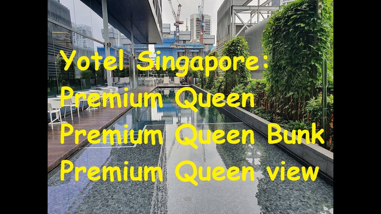 Yotel Orchard Singapore: Queen(Orchard road and Scott's road view); Queen with bunk room
