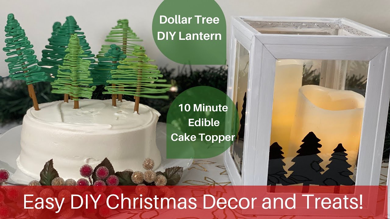 Farmhouse Christmas Decor Dollar Tree DIY DIY Farmhouse Lantern