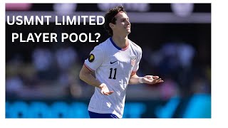 USMNT Weak player pool for Gold Cup?