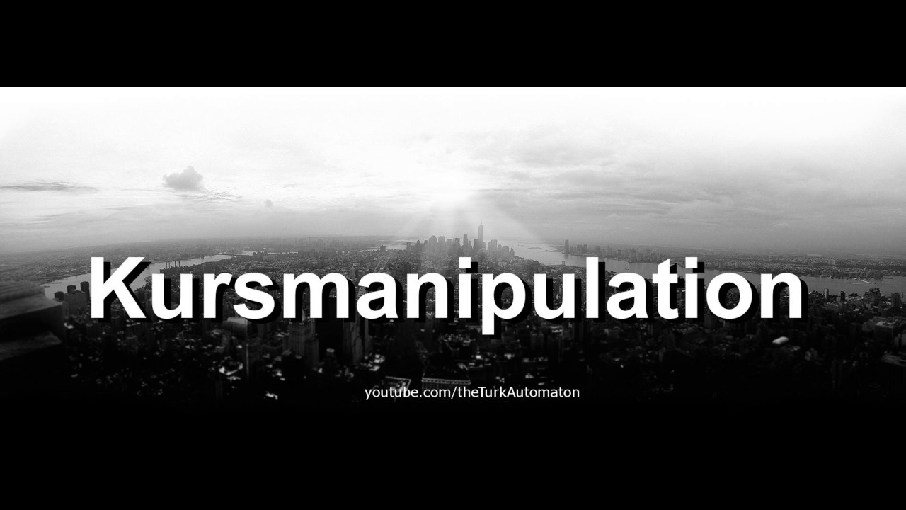 Как произносится Kursmanipulation на немецком языке?