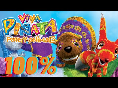 Viva Piñata: Party Animals 100%, All Solo Achievements, Challenges, Races And Unlocks [1/1]