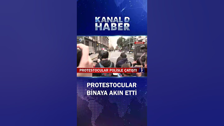 Arjantin'de Protestocular Polisle Böyle Çatıştı
