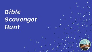 Bible Scavenger Hunt