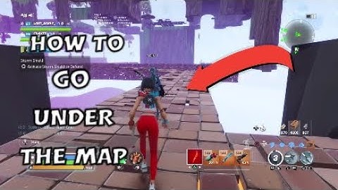 How To Go Under The Map In Twine Peaks Fortnite Save The world