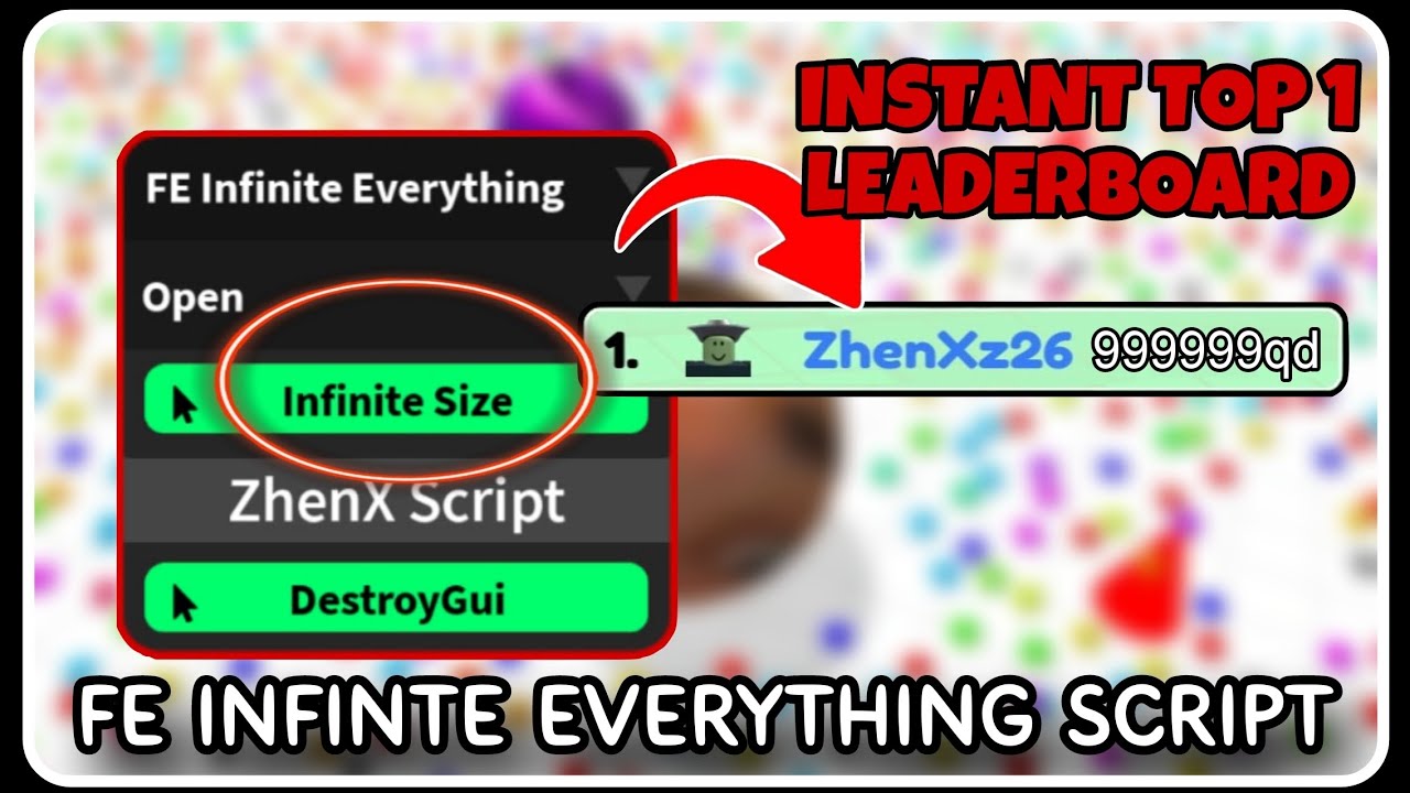[ FE ] Infinite Everything Script Hack - ROBLOX SCRIPTS - Instant Top 1 ...