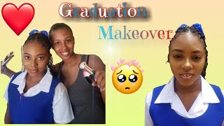 Graduation Makeup On My Little Sis☺🔥// Natural Look😍😍🔥 screenshot 3