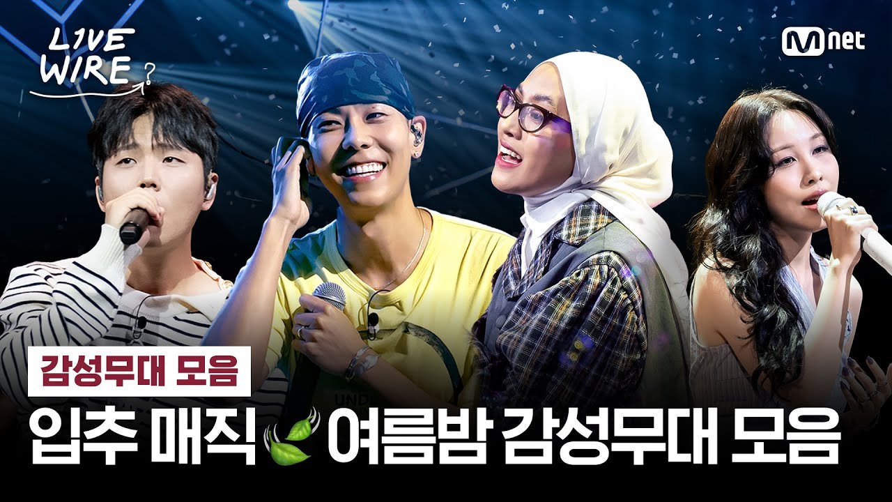 [#라이브와이어] 입추 매직🍃선선해진 여름 밤을 닮은 감성 무대 모음🎧