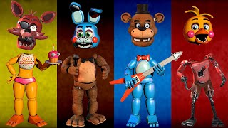 Fnaf Wrong Head - Five Nights At Freddys - Chica, Freddy, Bonnie, Foxy