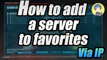 How to add a steam server to favorites ( For ARK but works for any game )