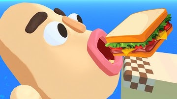 Sandwich Runner in all Level Gameplay ios Android New Update Trailer Game Mobile Walkthrough ASDWIUN