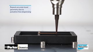 Dispensing of CHOFORM 5575 Silver-Plated Aluminum Form-In-Place EMI Shielding Gasket