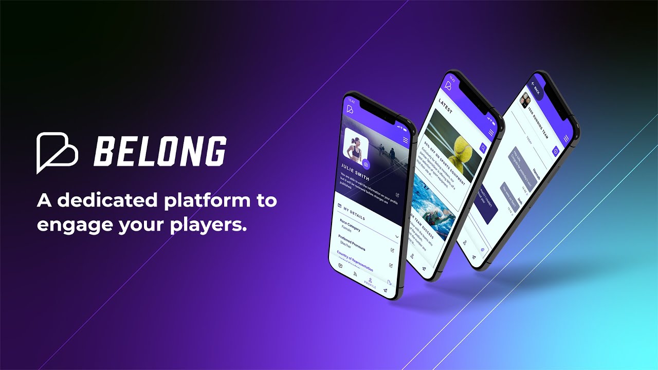 Belong Professional sports community engagement YouTube