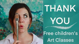 Thankful Tuesday PLUS Free Children's Art Classes