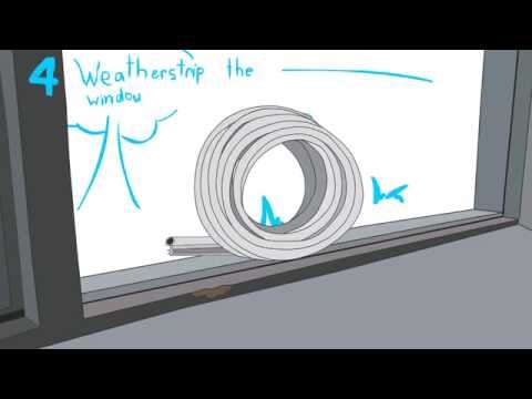How to Insulate a Window with Weatherstrip