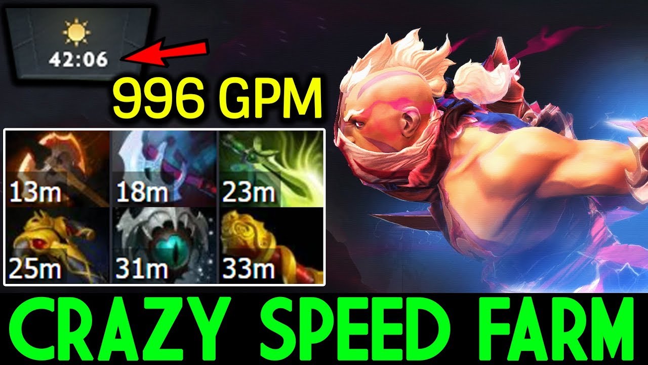 Funn1k [Anti Mage] Crazy Speed Farming with 996 GPM 7.13 Dota 2 - YouTube