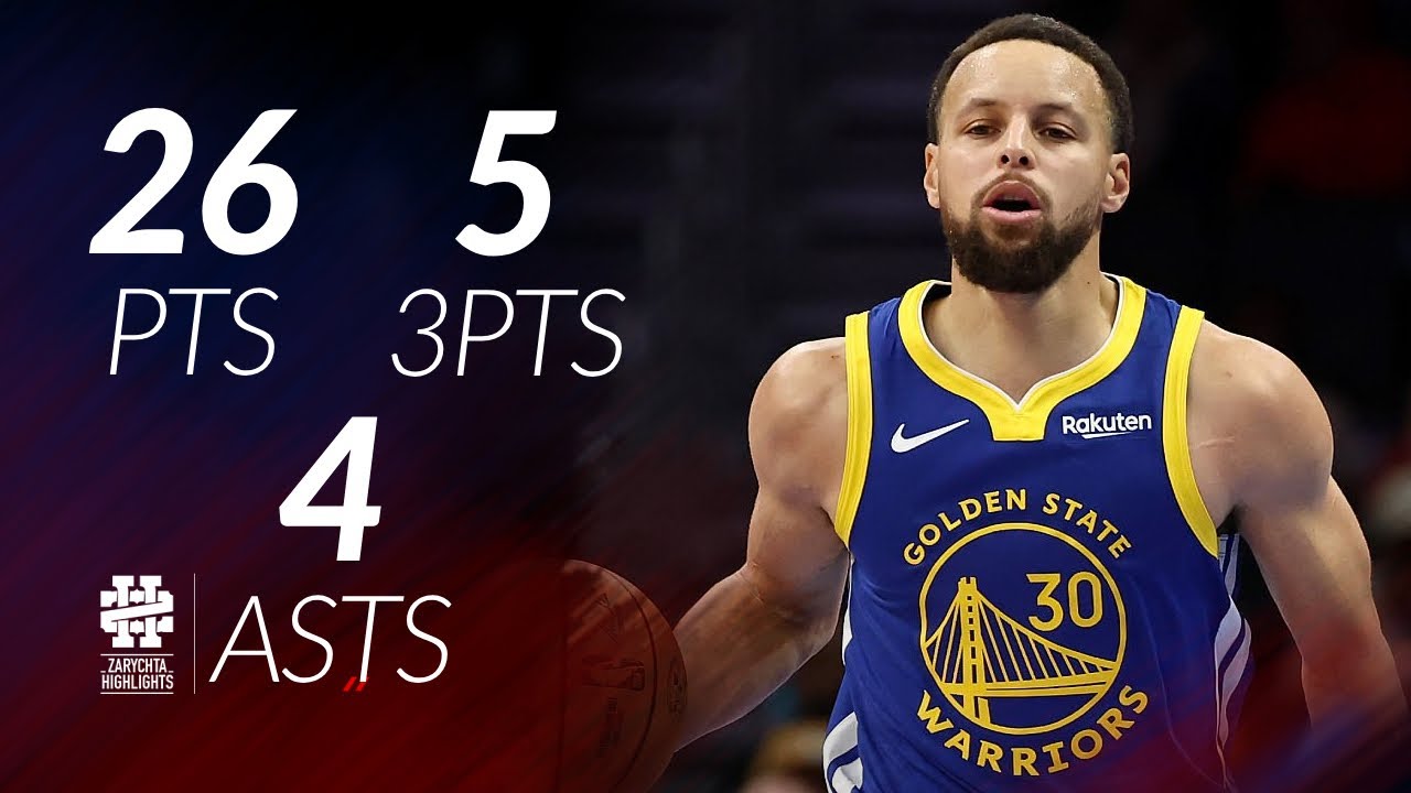 Стивен Карри 26 очков, 5 трёхочковых, 4 передачи против «Хорнетс» в сезоне 25/26