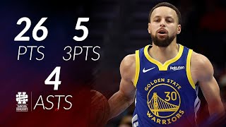 Stephen Curry 26 Pts 5 Threes 4 Asts Vs Hornets 2526 Season