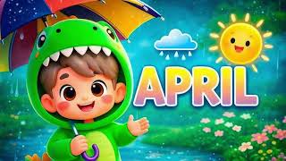 Learn the Month of April🌸 Spring Learning with Auggie Doggie | Toddler & Preschool Educational Video