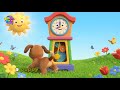 Tickety Tockety Clock 🐰 Fun Nursery Rhyme for Kids Sing Along Song