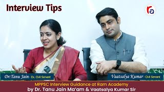 MPPSC Interview -  Special Q & A Session by Dr. Tanu Jain Ma'am & Vaatslaya Sir @RamAcademyjabalpur screenshot 5