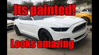 Rebuilding a wrecked 2017 mustang part 3