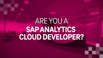 Are you a SAP Analytics Cloud Developer?