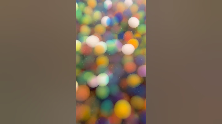 Orbeez in a giant balloon 🎈