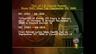 Regular City Council - 09/29/98