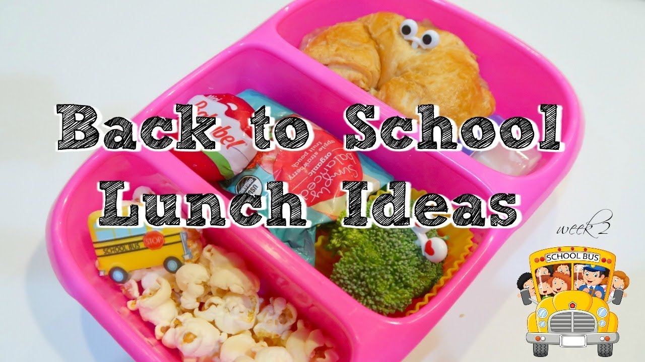 BACK TO SCHOOL BREAKFAST/LUNCH IDEAS | WEEK #2 | RAISINGHALO - YouTube