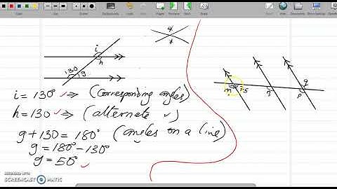 IGCSE: PARALLEL LINES