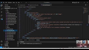 Presentasi Tugas Project Besar Pemrograman Web Berbasis Framework (WEB PORTAL BERITA)